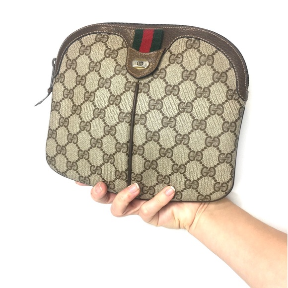 Authentic Gucci crossbody bag brown monogram coated canvas - Picture 6 of 15